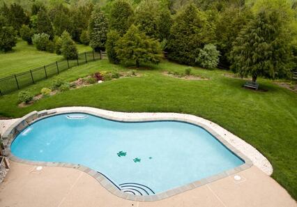 beautiful house pool